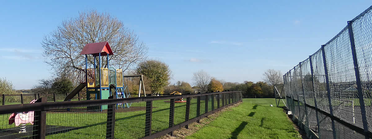 Under 9s play area and hardcourt at Highbury Playing Fields